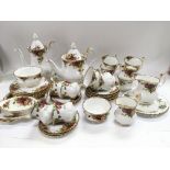 A Royal Albert tea and coffee service in Old Count