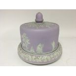 A 19th Century Wedgwood cheese dish in lilac colo