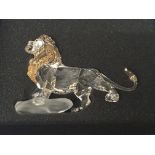 A Swarovski Disney Crystal figure of Mufasa The Li