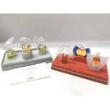 2 Lalique unused miniature perfume sets