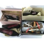 Four pairs of ladies designer shoes comprising Miu