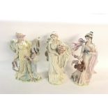 Collection of various Wedgwood porcelain figures.