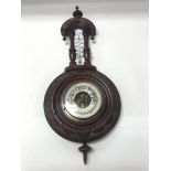 Small Victorian barometer by Wehrles LTD, high roa
