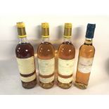 Collection of four desert wines including two bott