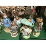 Six boxed Beswick Beatrix Potter figures, all with