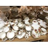 An extensive collection of Royal Albert Old County