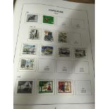 A collection of German and UK stamps