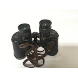 A pair of military binoculars with Canadian stamp