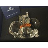 A boxed Swarovski Crystal Disney ornament Dumbo no