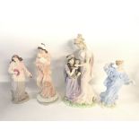 A collection of classical Wedgwood figures.