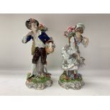 A pair of Sampson porcelain figures.