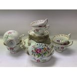 A Royal Albert Nosegay pattern teaset.