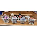 10 Sadler Novelty teapots.