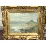A quality gilt framed oil painting study of a Scot
