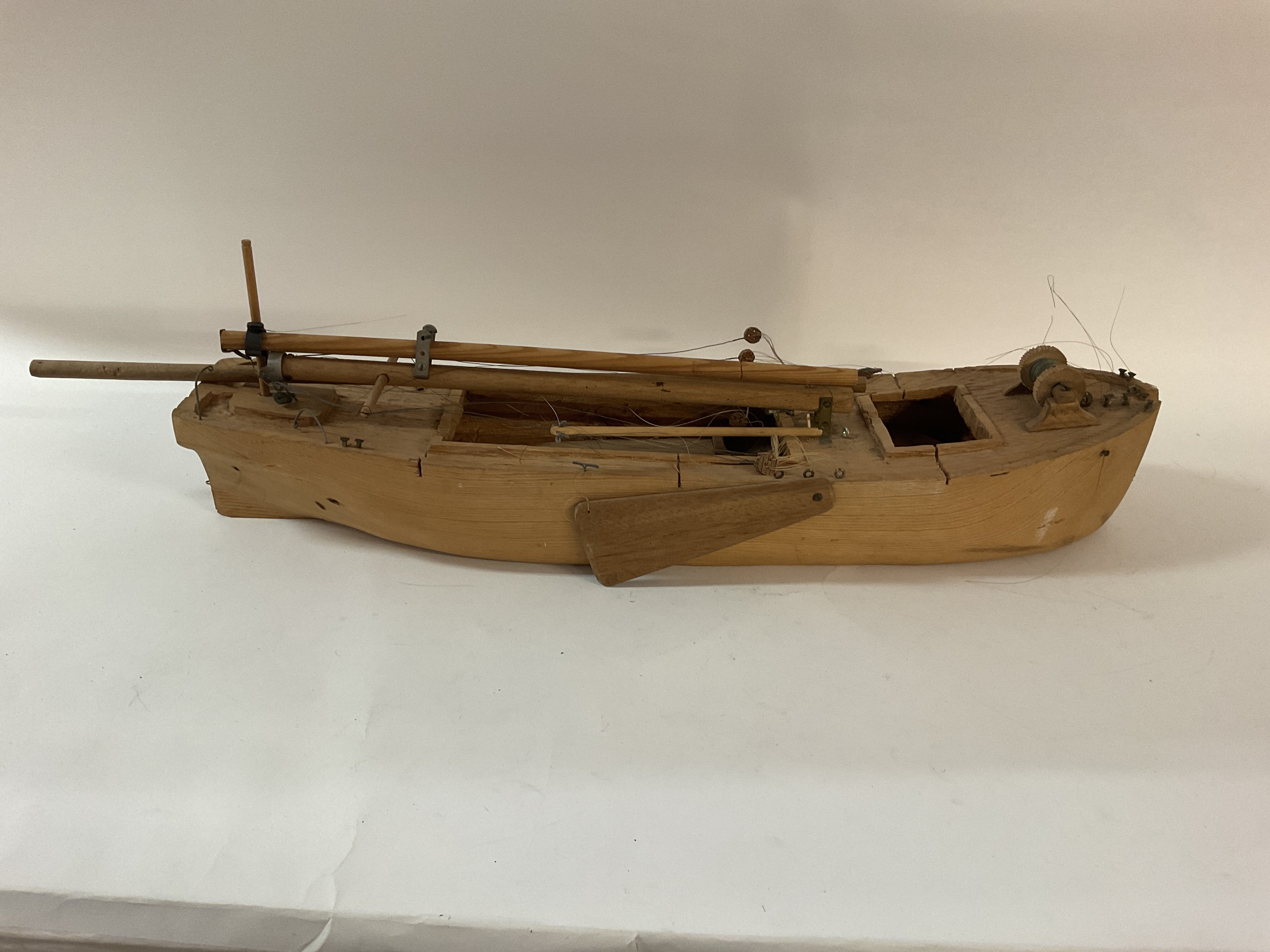 A model of the Thames sailing barge, unfinished pr - Image 2 of 3