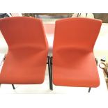 A pair of retro 70s chairs