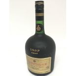 A bottle of V.S.O.P Courvoisier Cognac 0.945 litte