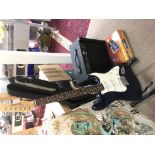 An Eastcoast electric guitar with practice amp, pe