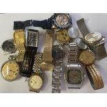 A collection of vintage gents watches