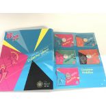 London 2012 Olympics collectors album with all coi