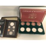 The complete 1983 U.S Olympic coins collection and