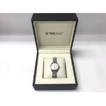 A ladies Steel Tag Heuer Carrera Calibre 9 date, a