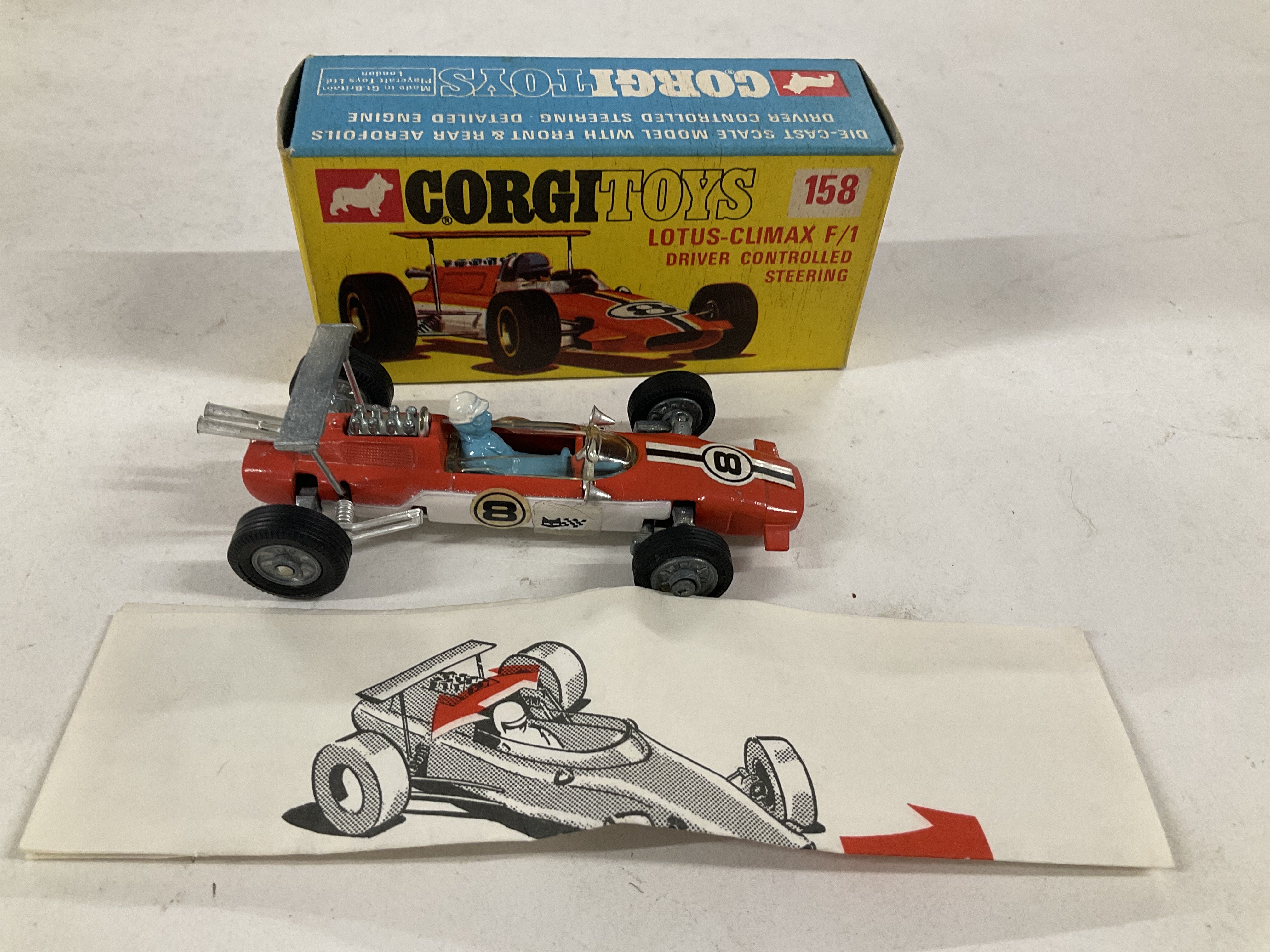 A Boxed Corgi Lotus-Climax F/1 #158 - Image 2 of 2