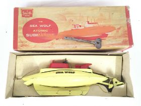A Boxed Sutcliffe Model Sea Wolf Atomic Submarine.