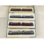 4 X Boxed N Gauge Minitrix Diesel Locomotives With Dummies. #2980 x 2 and 2980 x2