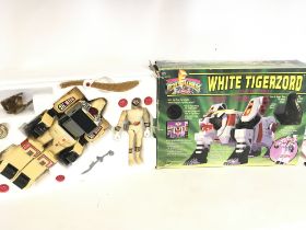 A Boxed Ban Dai Power Rangers White Tigerzord.