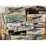 A Collection of Aircraft Airfix Model Kits and a R