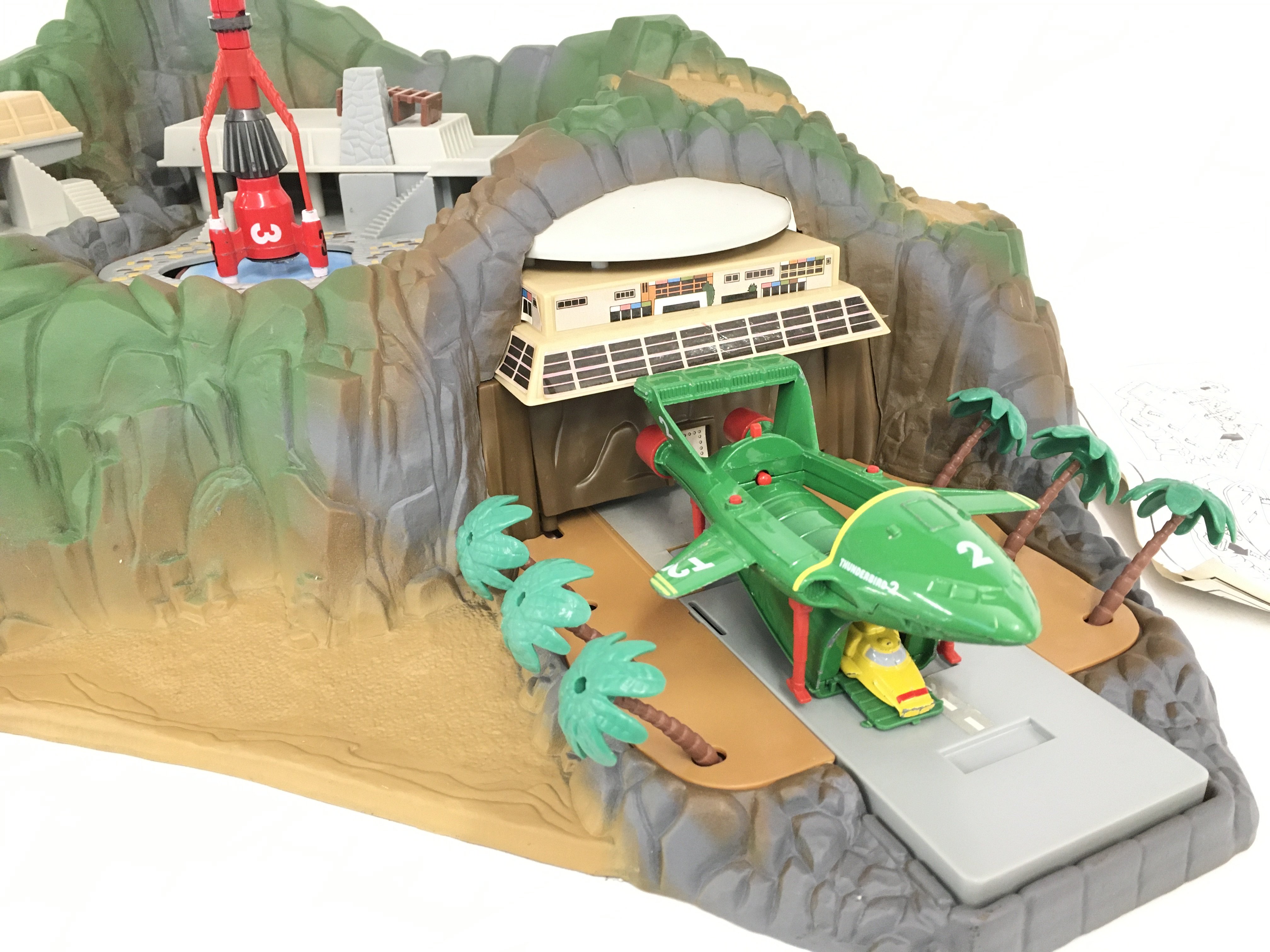 A Boxed Thunderbirds Tracey Island with Vehicles. - Image 2 of 3