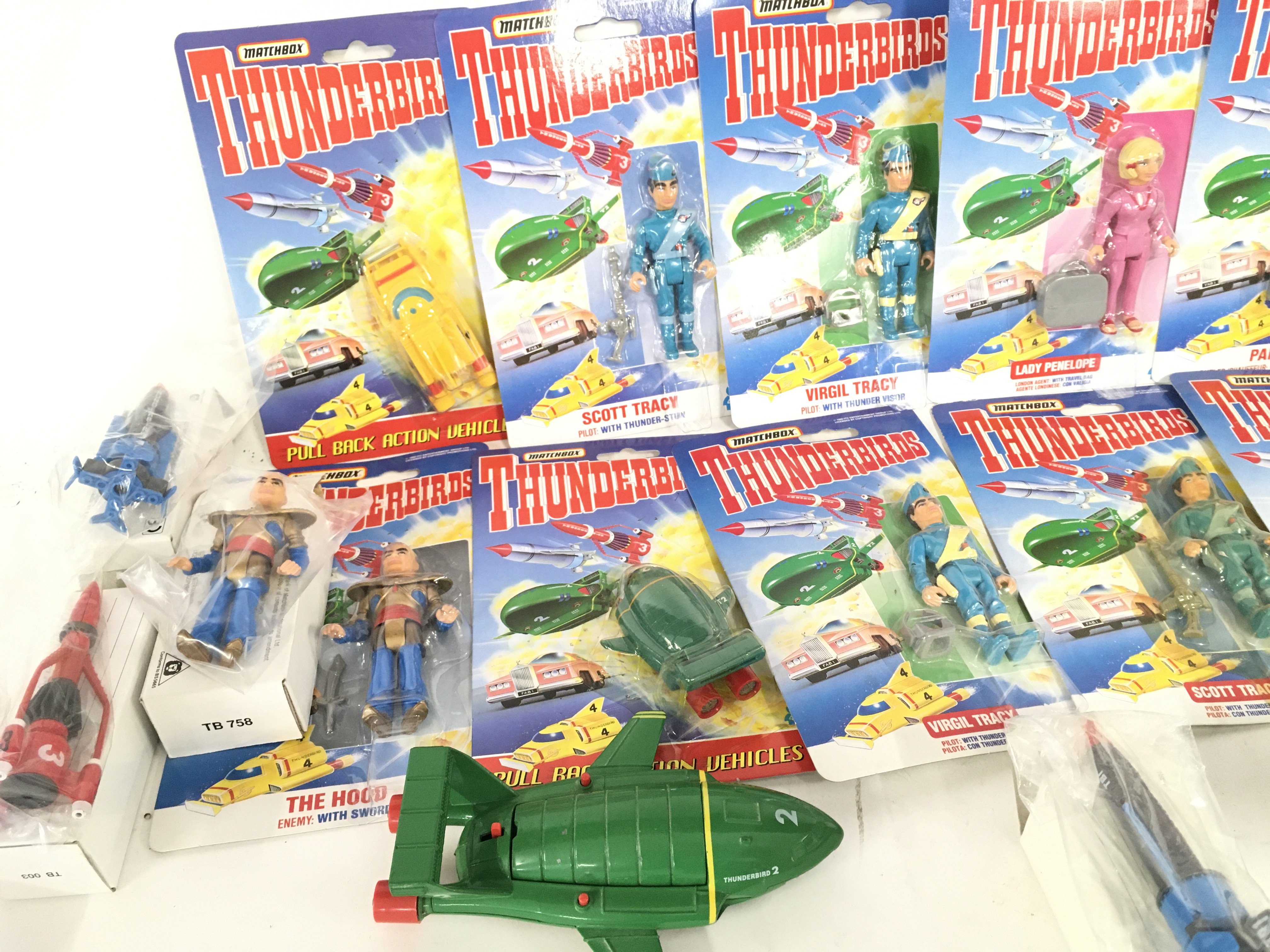 A Collection of Matchbox Thunderbirds Figures and - Image 2 of 3