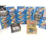 A Collection of Matchbox Vehicles. All boxed mostly police Cars.