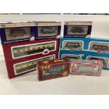 Collection of Boxed 00gauge Railway Coaches by Airfix..Dapol..Lima..GMR..Model Railways
