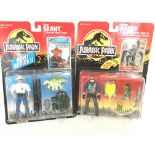 2 X Boxed Jurassic Park Figures. Alan Grant and De