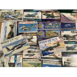 A Collection of Various Aircraft Model Kits includ