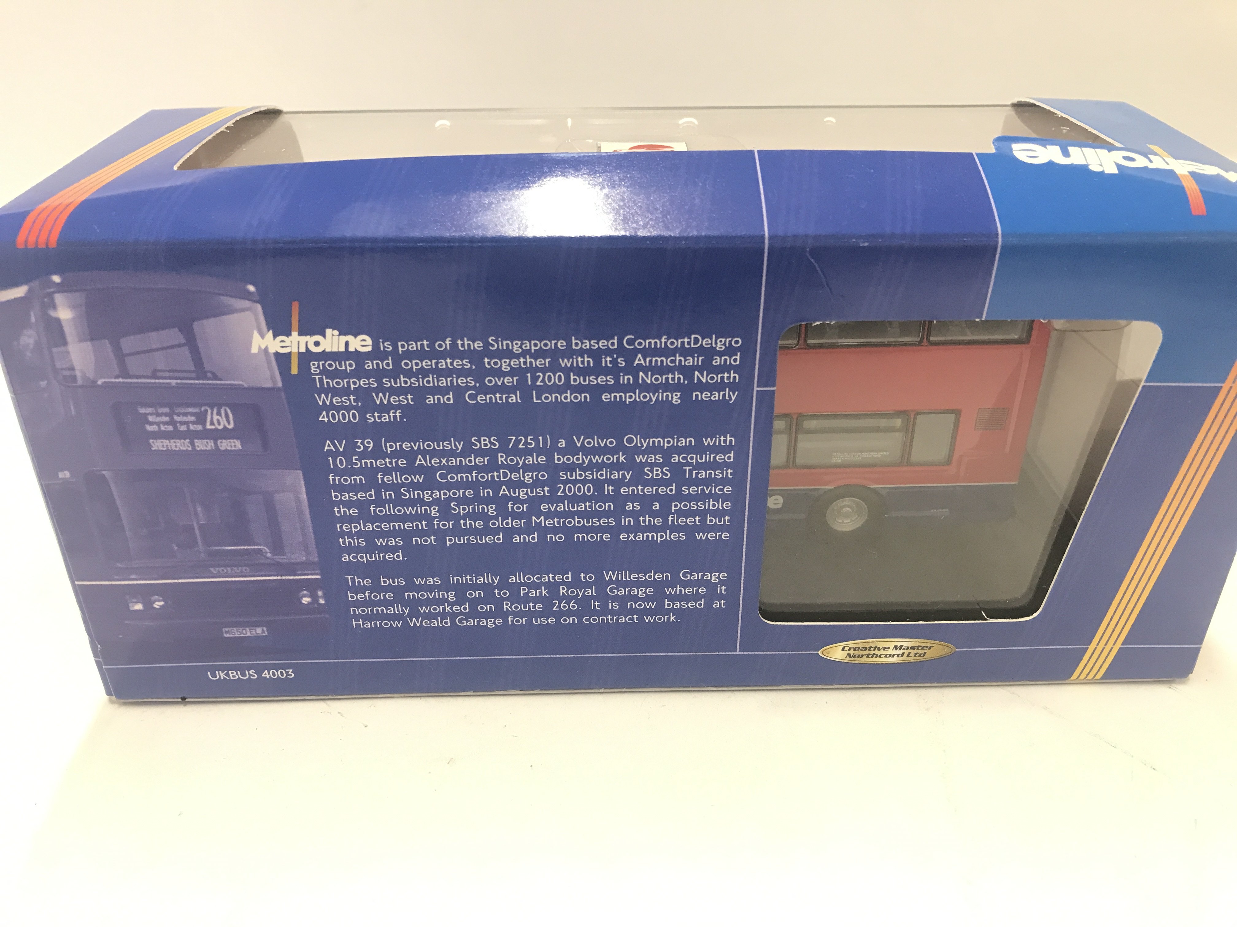 A Boxed Creative Master UKBUS 4003 Metroline. (Box 2). - Image 2 of 2