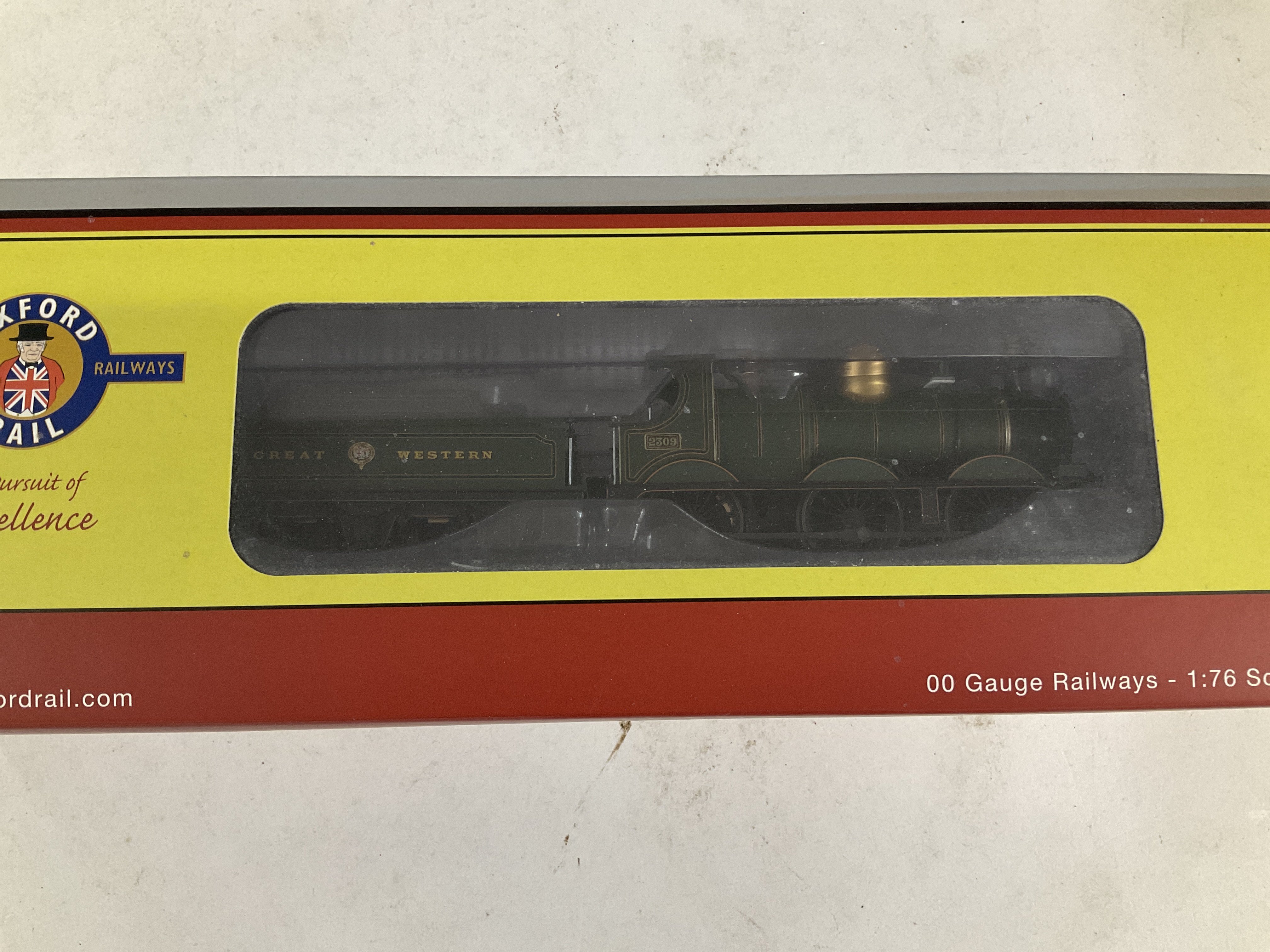A Boxed Oxford Rail 00 Gauge 2309 Deans Goods GWR Lined Locomotive and 4 Warwell A Ministry of War - Bild 2 aus 5
