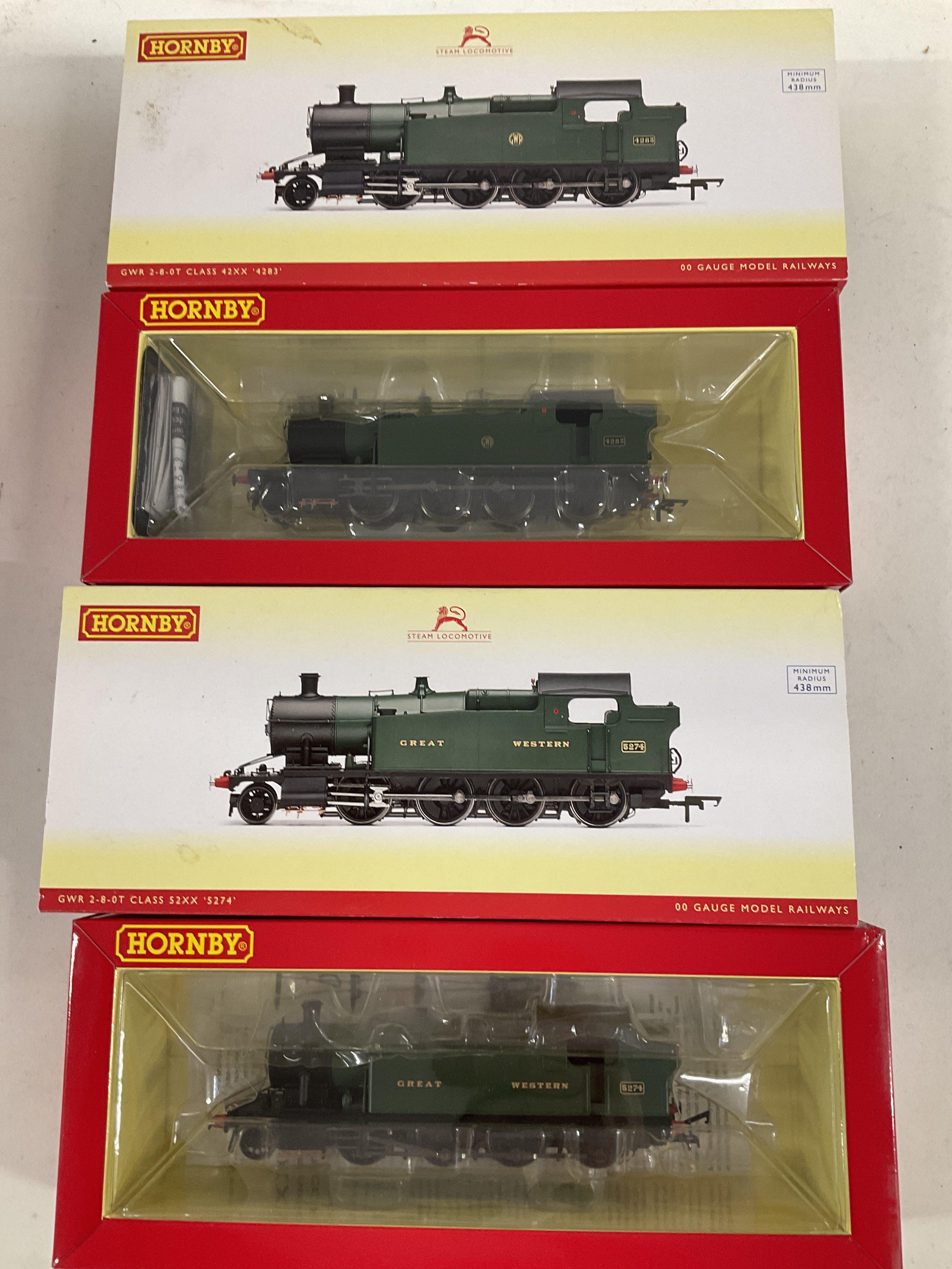 4 X Boxed Hornby 00 Gauge Locomotives including GWR 2-8-0T Class 52XX #R3125. A GWR 2-8-0T Class - Image 2 of 3