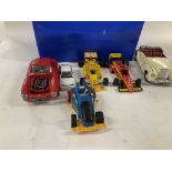 Two boxes of Playworn die cast toys(2)