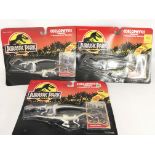 3 X Carded Jurassic park Packs Coelophysis. By Ken