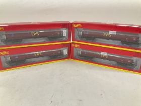 4 X Boxed Hornby 00 Gauge 100T Tank Wagons. #R6772.