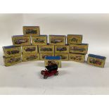 A Collection of Vintage Matchbox Models of Yestery