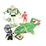 A Collection of Loose toys including a Buzz Lighty