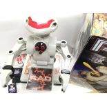 A Boxed R.A.D. Radio Controlled Robot. Approximately 48cm in height. Contains Battery pack and