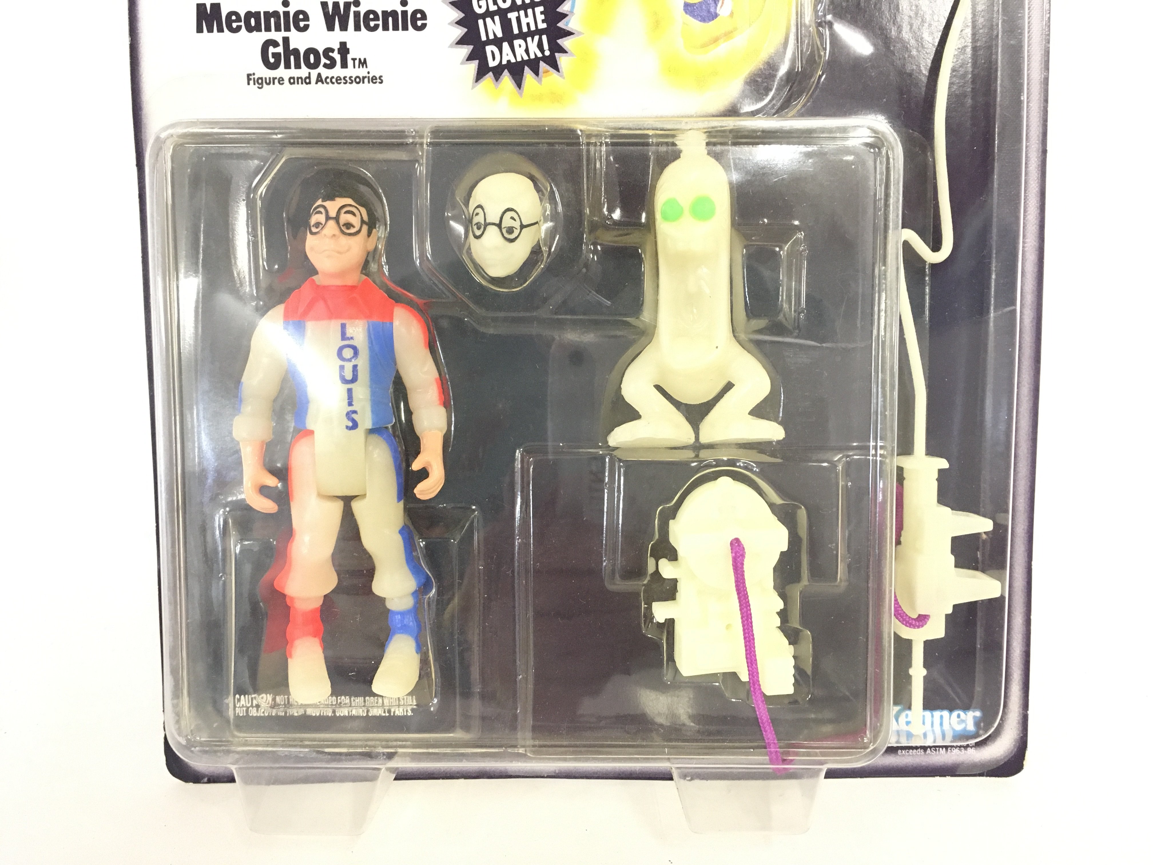 A Carded The Real Ghostbusters Ecto-Glow Louis Tul - Image 2 of 3
