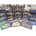 A Box Containing a Collection of Corgi police Vehicles. All Boxed. (Box 9).