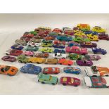 A Box Containing a Collection of Playworn Die Cast