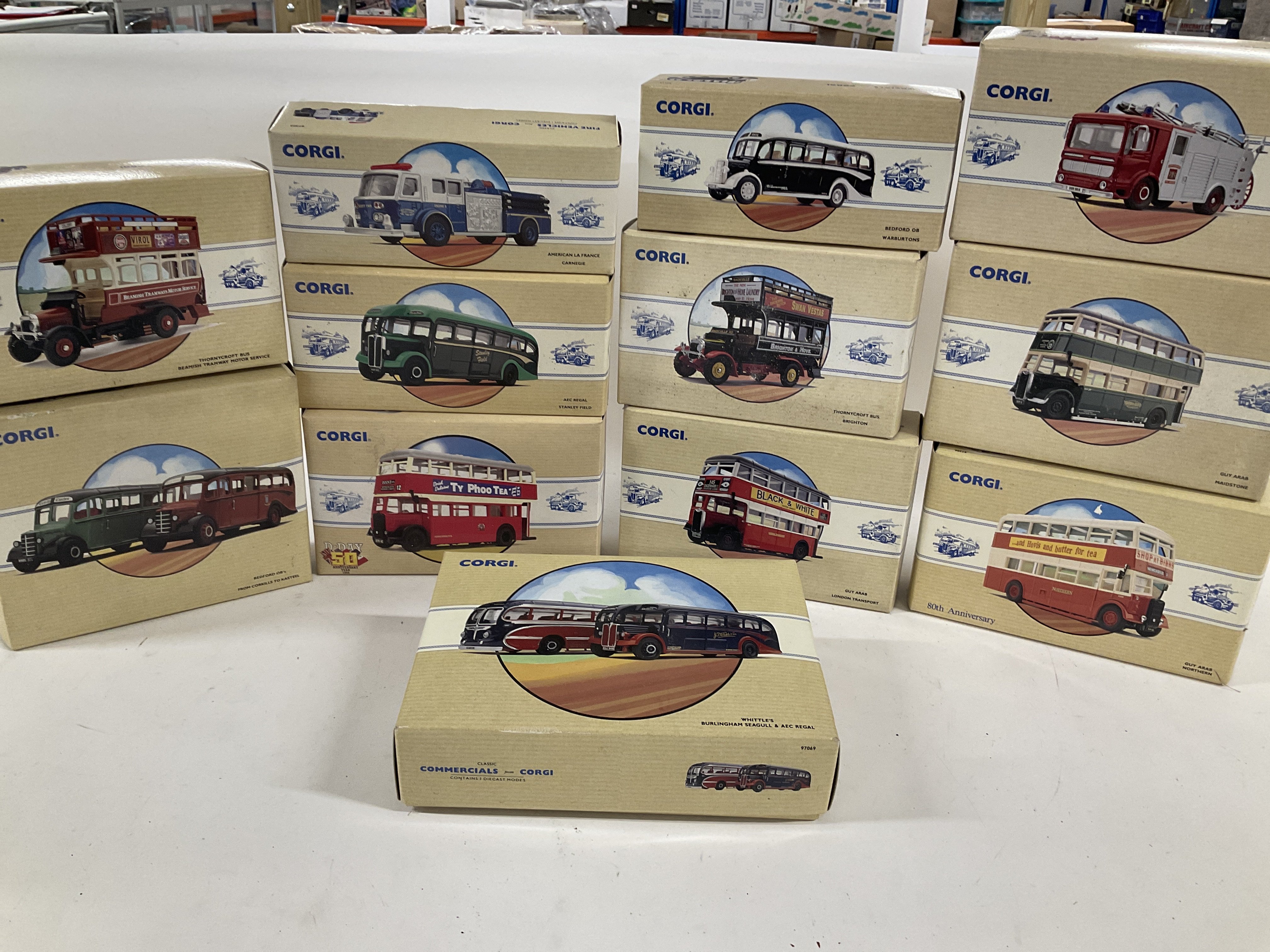 A Collection of Corgi Classic Buses etc. All Boxed